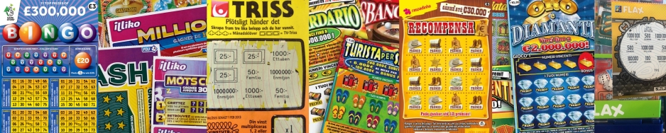 Scratch cards from all countries